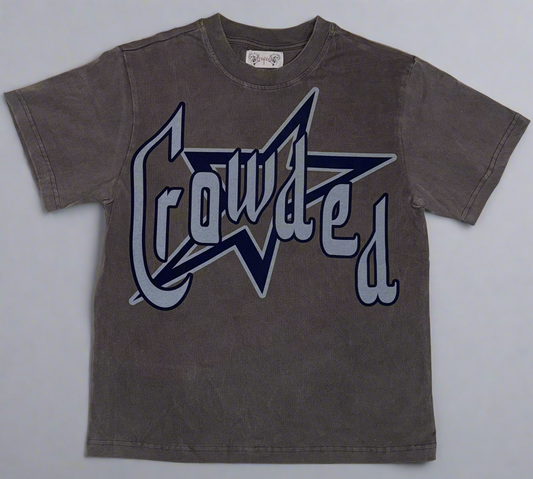NAVY 5 POINT TEE